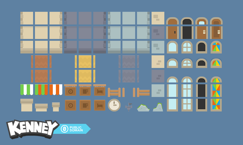 kenney-building-pack-cc0 preview