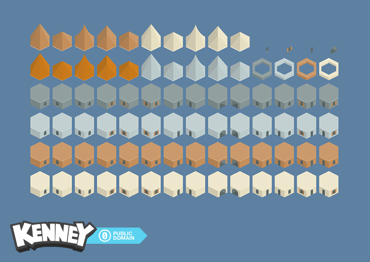 kenney-buildings-pack-cc0 preview