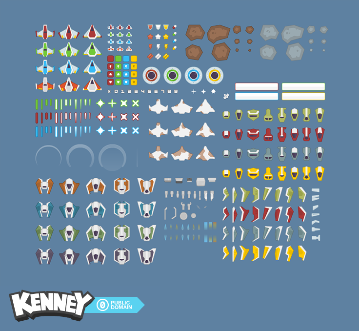 kenney-space-shooter-assets-cc0 preview